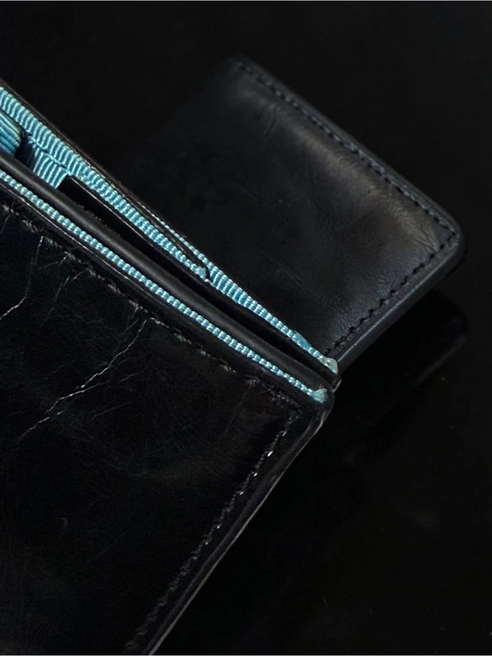 Arnold Palmer Black Leather Wallet Minimalist Quiet Luxury Everyday Carry